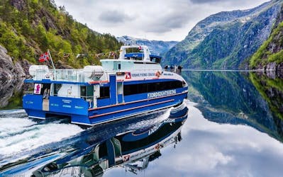 Visita turística a la ciudad de Bergen con crucero por el fiordo Mostraumen y funicular de Fløien